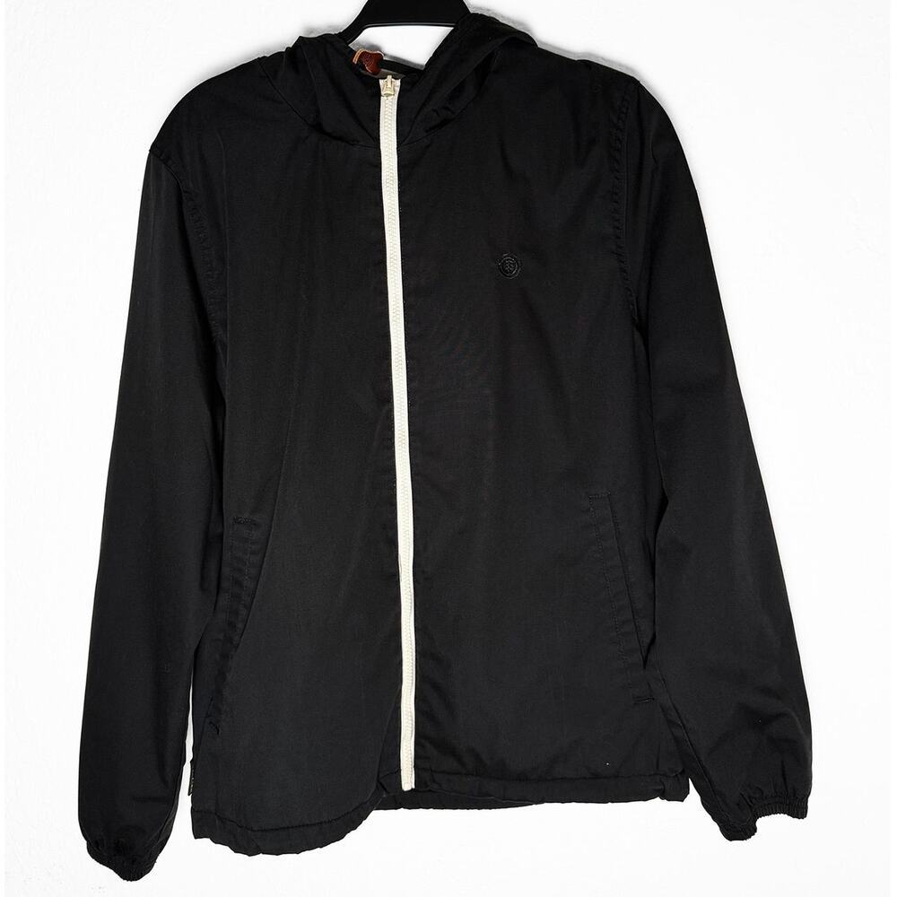 Element Wolfboro Collection Men's‎ Adler Hooded Jacket Black Streetwear Skater M